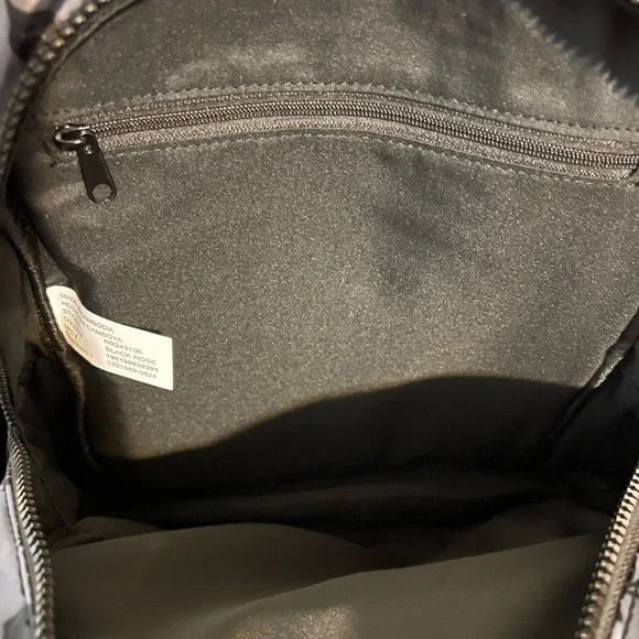 Floral Black and Gray Backpack - Picture 4 of 7